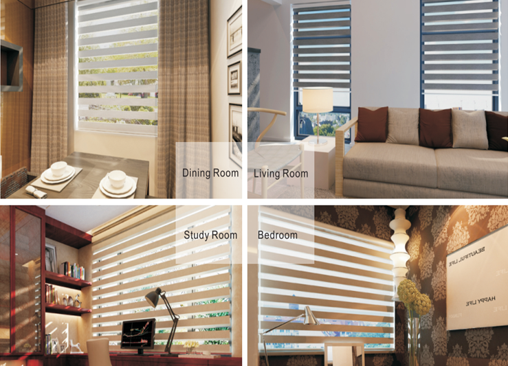 Electric Day And Night Blinds