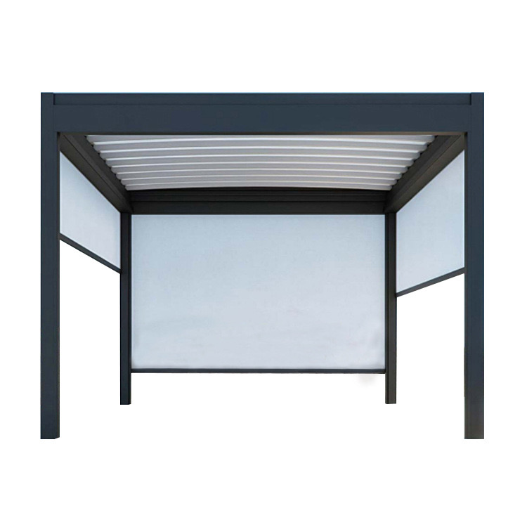 Aluminium Pergola with Louvered Roof 3 × 3