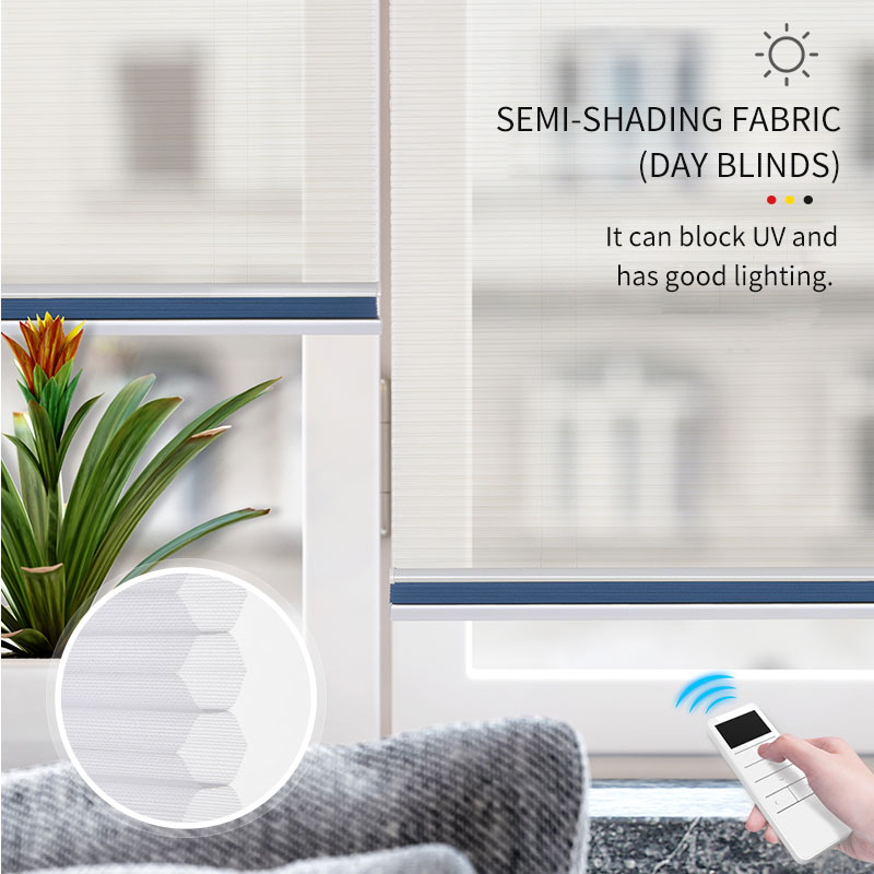 Electric Cordless Honeycomb Blinds Home
