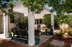 Outdoor Waterproof Pergola Motorized Aluminum Patio Pavilion Gazebo